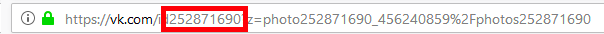 Копируйте цифры после слова photo